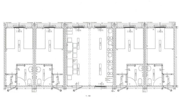 Grundriss unseres Wohncontainers W7